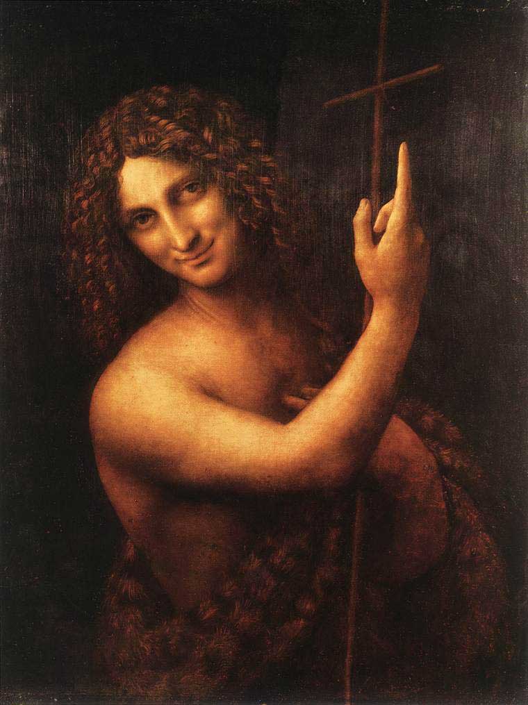 "St. John the Baptizer" by Leonardo Da Vinci