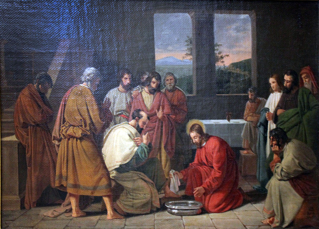 Jesus Washing the Feet of the Deciples