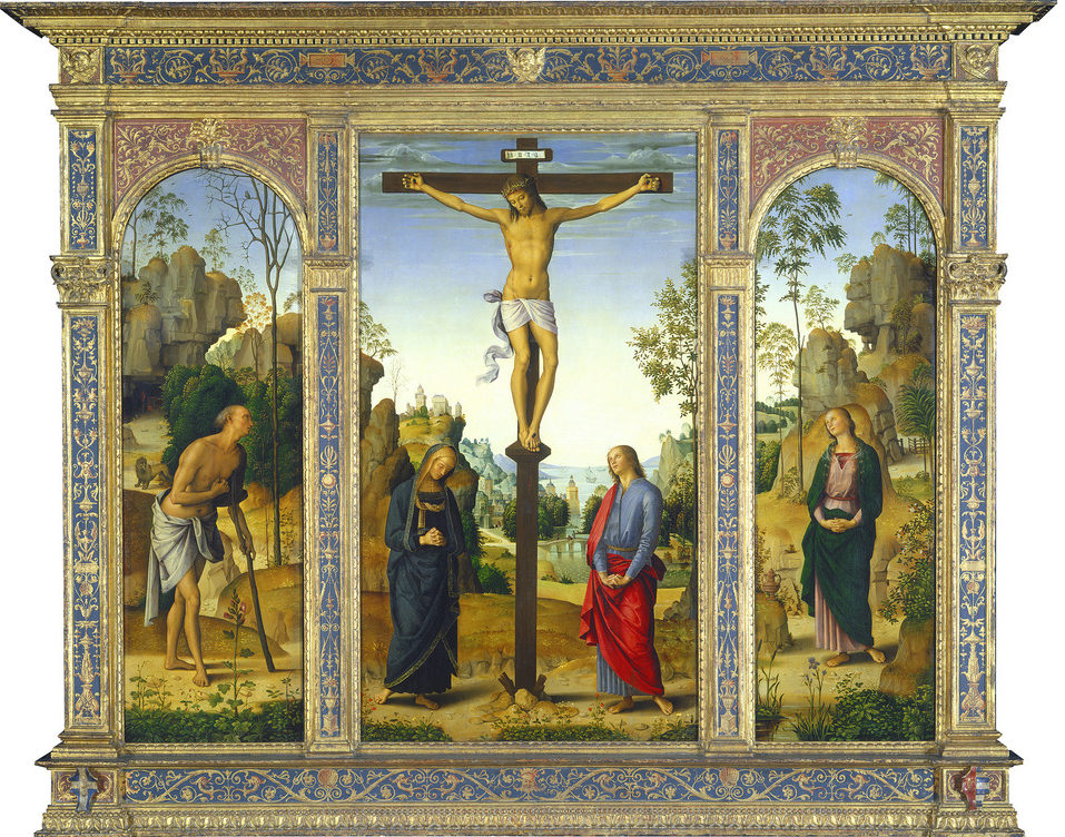 The Crucifixion by Pietro Perugino